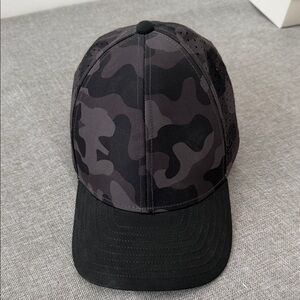 Melin A-Game Black and Gray Camo Patterned Cap